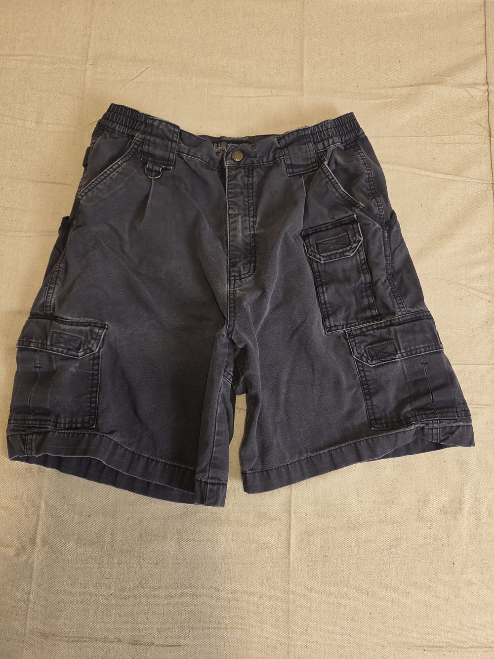 5.11 Tactical Cargo Shorts Men 32 Navy Blue Cotton Utility